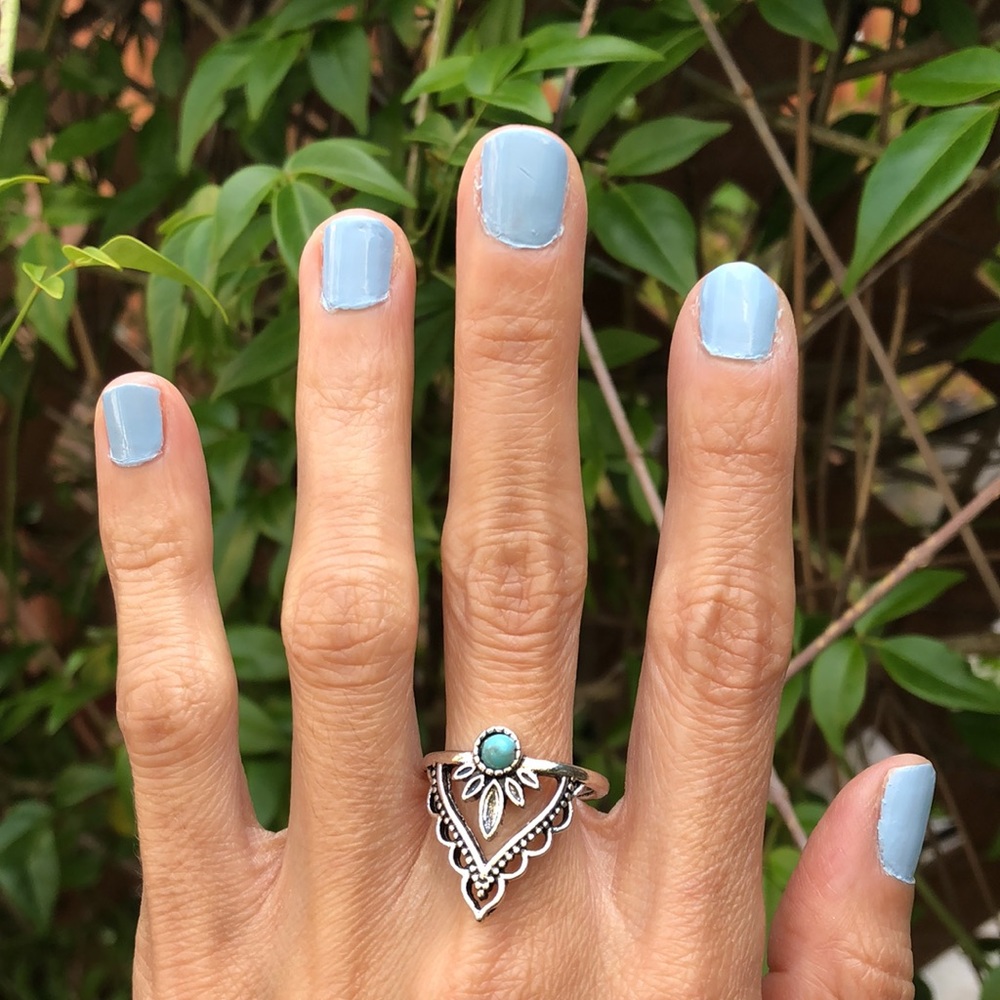 Boho Turquoise Ring